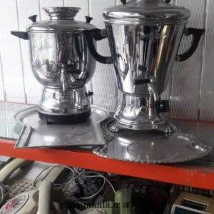سماورهای برقی استیل کلاسیک با طراحی نوستالژیک ایرانی – فروشگاه قدیم کالا
